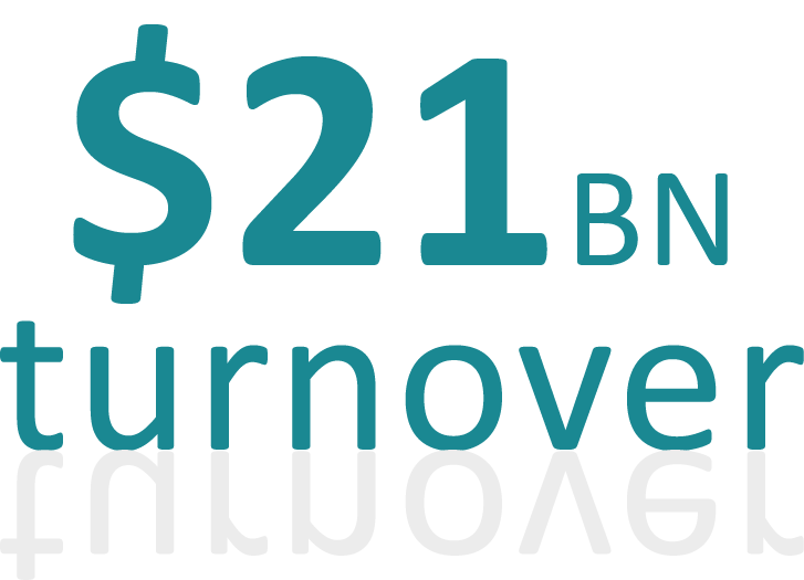 $21 Billion Turnover